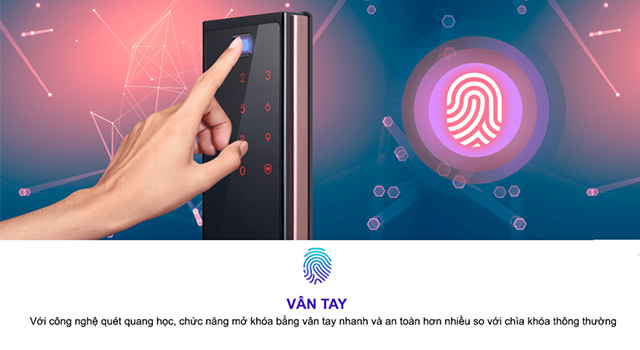 Khóa vân tay tiện dụng