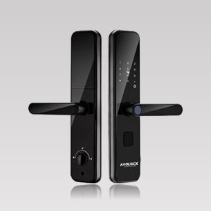 khóa vân tay Avolock AV-65 màu xám - khoavantaychinhhang.com