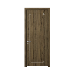 Cửa gỗ Composite Line Art