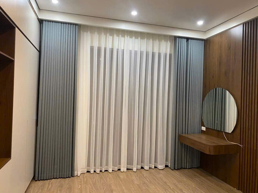 rèm vải cao cấp 2 lớp cản sáng - rèm phòng ngủ